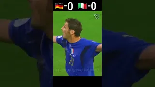 Germany vs Italy 2006 Fifa World Cup Semi Final Highlights #youtube #shorts #football