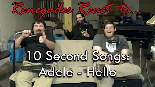 Renegades React to... 10 Second Songs: Adele - Hello