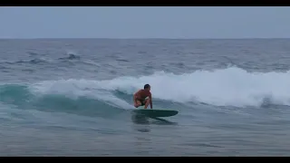Tommy Witt and Corey Colapinto surf the Roger Hinds Tamago in Costa Rica