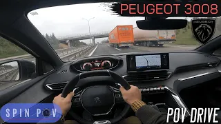 2022 PEUGEOT 3008 GT 1.5 HDI - AUTOBAHN POV Test Drive (Binaural Audio)