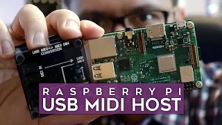 How to use a Raspberry PI as a USB MIDI host