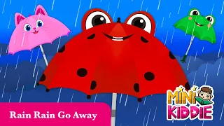 Rain Rain Go Away | Nursery Rhyme with Lyrics | Kids Songs | Mini Kiddie