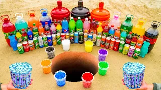 Giant Coca Cola bottle, Fanta, Mirinda & Sprite, Mtn Dew, Popular Soft Drinks and Mentos Underground