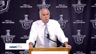 Quenneville on Game 7 loss: 'Huge disappointment for me'