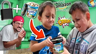 I locked their ben & jerry's ice cream... (FV Family Weird Amazon Items #2)