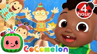 5 Little Monkeys Jumping on the Bed + More | CoComelon - Cody's Playtime | Songs & Nursery Rhymes