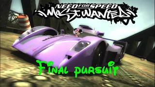 Need for Speed Most Wanted Final pursuit ( Minnie in Toyota GT one)