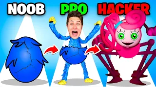 NOOB vs PRO vs HACKER su MONSTER EGG! *Mommy Long legs CAPITOLO 2 Poppy Playtime*