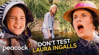 Little House on the Prairie | Laura Pushes Nellie Down a Hill to Prove She’s Faking an Injury