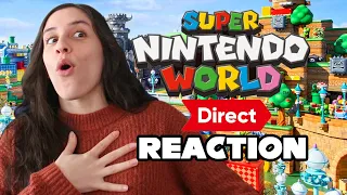 DON'T CRY. Super Nintendo World Direct Reaction | JustJesss