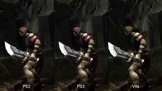 God of War Collection: PS Vita vs PS3 vs PS3 Comparison