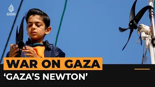 ‘Gaza’s Newton’ is lighting up his family's tent | Al Jazeera Newsfeed