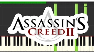 Sanctuary - Assassin's Creed II - Jesper Kyd (Piano Tutorial, Synthesia)