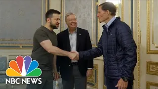 U.S. Senators Visit Zelenskyy, Call For Russia To Te Labelled State Sponsor Of Terrorism