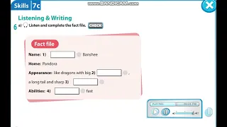 Excel 5 Module 7 p91  ex6a Listening & Writing