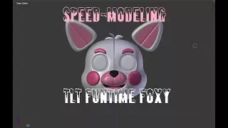 Speed-Modeling Funtime Foxy Head TLT Version