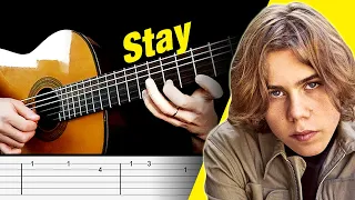 STAY (The Kid LAROI, Justin Bieber) Guitar Tabs Tutorial