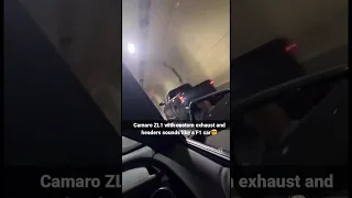 Tunnel pulls are insanity😭 #camaro #zl1 #chevrolet