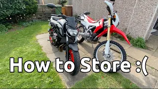 How to Store Your Motorcycle Properly | 4 Tips for storing during quarantine!