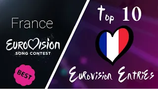 Eurovision Song Contest - Top 10 Entries From France - France Eurovision - ESC