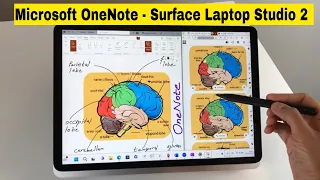 Microsoft Surface Laptop Studio 2 - Note-taking With OneNote - 23 Tips and Tricks
