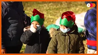 Mexican firefighters bring Christmas cheer to children