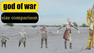 God Of War Size Comparison 3D in 2023