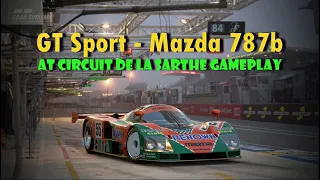 Mazda 787B PS4 Gameplay at Circuit de la Sarthe