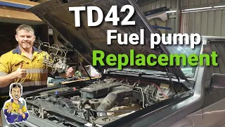 Replacing the fuel injection pump on our td42 GQ Nissan Patrol