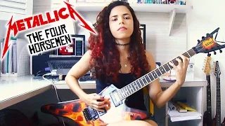 Metallica - The Four Horsemen Guitar Cover w/ Solos | Noelle dos Anjos)