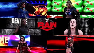 WWE 2K20 RAW 6 WOMEN'S GAUNTLET MATCH WINNER ENTERS THE LAST IN THE CHAMBER MATCH