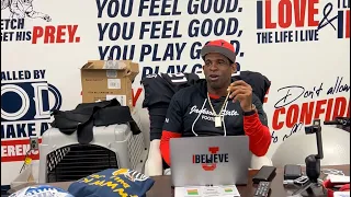 Deion Sanders makes fun of Shedeur for having his Credit Card