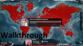 Plague Inc: Fake News Scenario Mega Brutal Mode (Walkthrough)