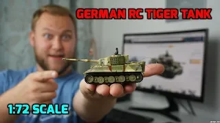 German Tiger Tank 1:72 Fully Functional RC Tank (RC Turbo Tank)