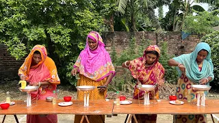 মোমবাতি দিয়ে ডিম ভাজার আজব চ্যালেঞ্জ। গ্রামের দিদিরা সবার আগে কে ভেজে পুরস্কার জিতলো দেখুন ? Funny