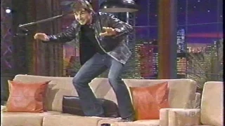 Tom Cruise jumping on Jay Leno's couch at 3:26