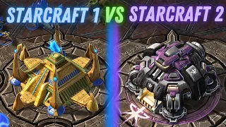 Cheese Mayhem?! StarCraft 1 Vs StarCraft 2 INSANE 2v2 Matchup!