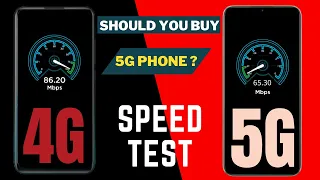 4G vs 5G Smartphone internet SPEED - Real TEST!