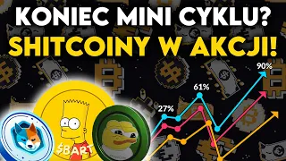 Kryptowaluty - Czy to koniec małego cyklu? Memecoiny pompują! Co robię? Mocna akcja DaoMaker