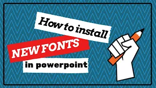 💥NEW FONTS IN POWERPOINT - HOW TO INSTALL...🤔🤔...?💥FOR ALL VERSION💥 | Slide Master