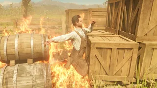 🔥🧨Dynamite & Fire Bottle Gameplay #25 - Red Dead Redemption 2