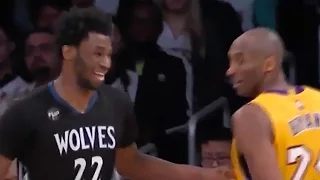 Andrew Wiggins Uses Kobe Bryant’s Own Move Against Him, Kobe Approves