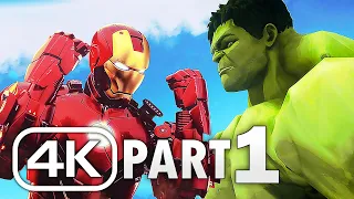 Marvel's Avengers (PS5) 4K 60FPS HDR Gameplay Walkthrough Part 1 - INTRO to Hulk, Iron Man, & Thor