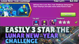 How To 3 Star The Lunar New Year Challenge (EASIEST METHOD!) | Clash of Clans