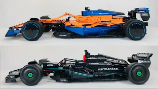 Lego Technic 42171  Mercedes-AMG F1 W14 E Performance vs 42141  McLaren Formula 1 Race Car