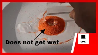 Sand won't get wet - Hydrophobic experiment with sand and jacket