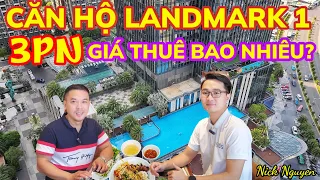 CĂN HỘ LANDMARK 3 PHÒNG NGỦ GIÁ THUÊ VÀ BÁN BAO NHIÊU? || Review khách sạn căn hộ || Nick Nguyen