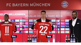 🎙️ Willkommen Marc Roca & Douglas Costa | Vorstellung mit Hasan Salihamidžić | FC Bayern