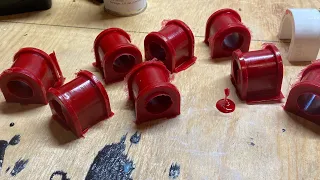 DIY Casting Poly Bushings for the Delica