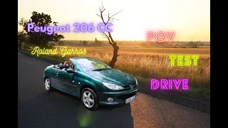 [POV] Peugeot 206 CC Roland Garros  || 4K POV Test drive